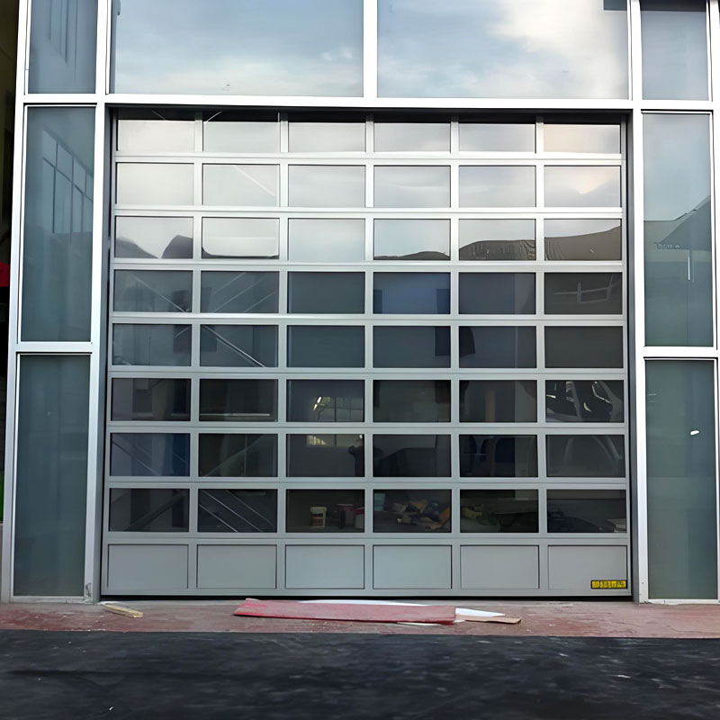 Insulated mirror garage doors