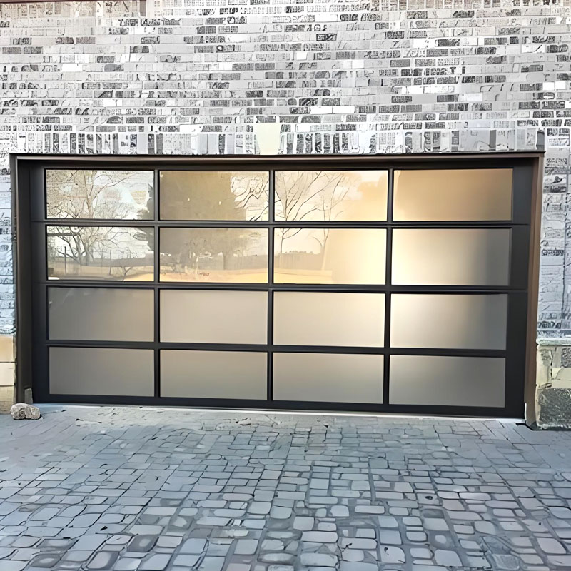 Factory wholesale price glass garage doors