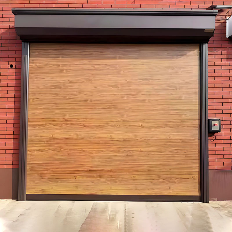 Color-customizable fireproof electric silent garage doors.