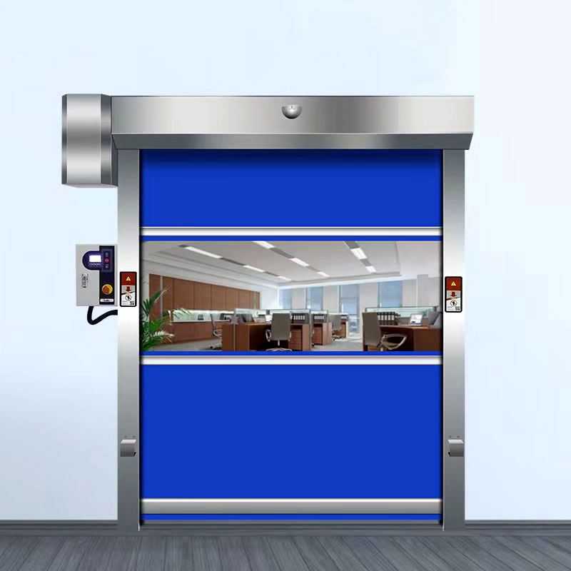 PVC high speeed rolling door