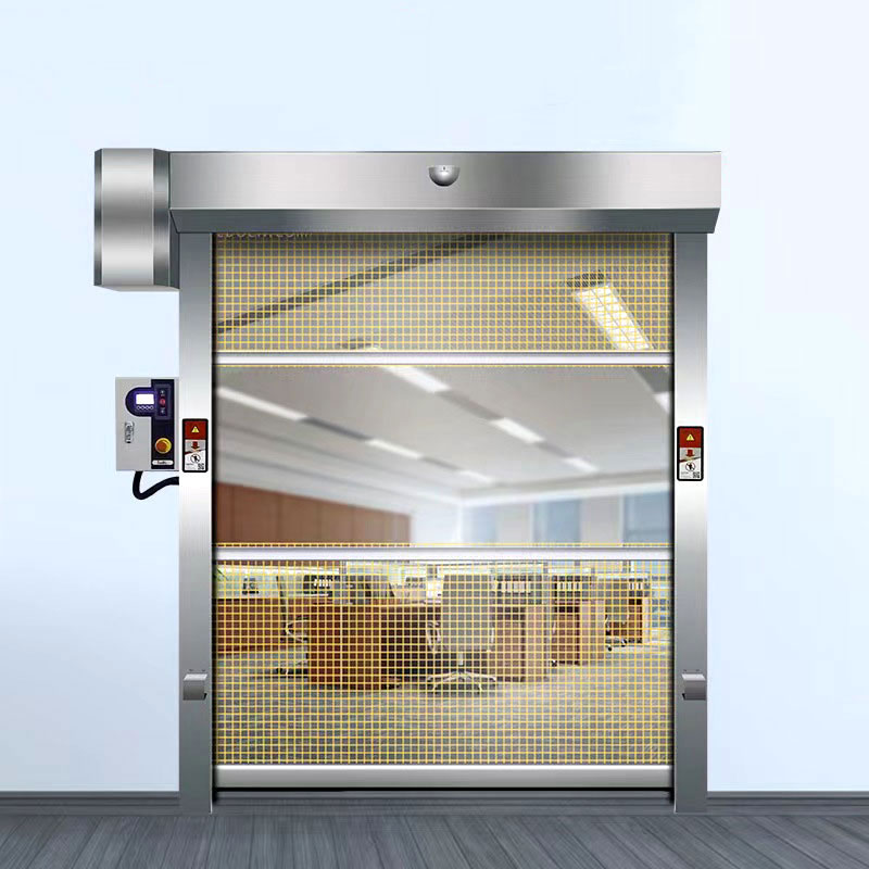 Clean room high speed rolling door