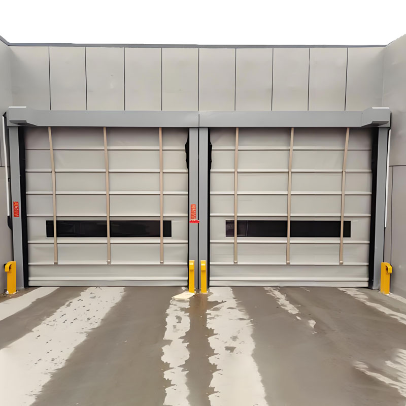 PVC high speed vertical folding door