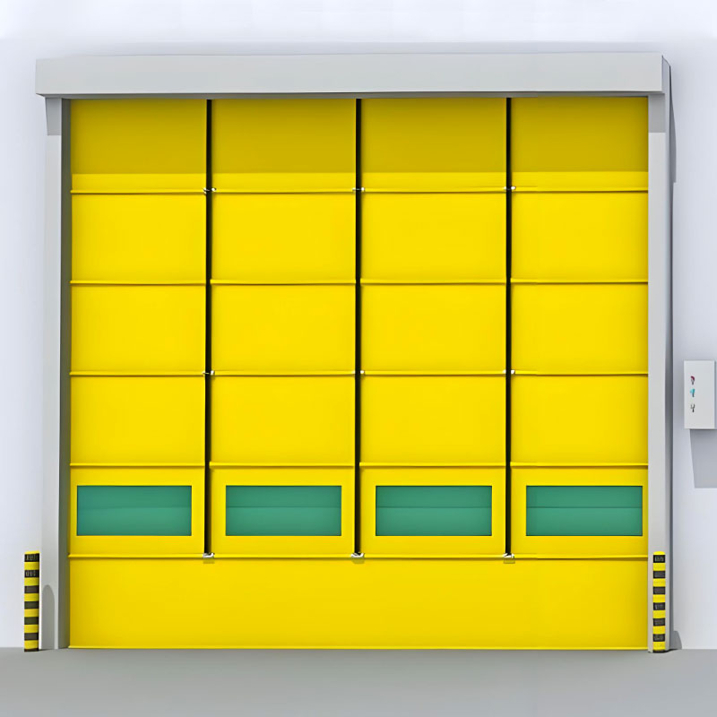 Remote controlled PVC Rapid Folding Doorscopy-PVC Fast upper folding Doors