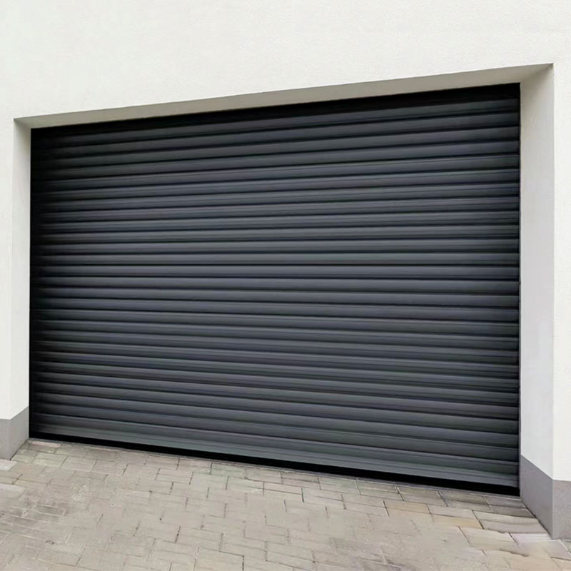 Black Aluminum Alloy Roller Shutter Doors for Commercial Use