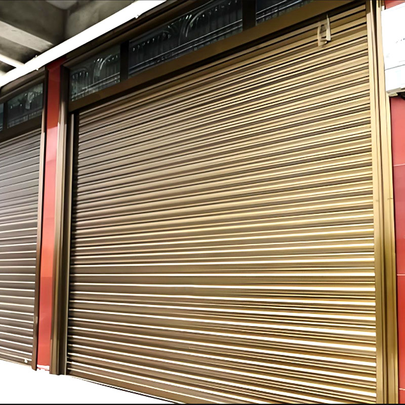 Stainless steel roller shutter doors