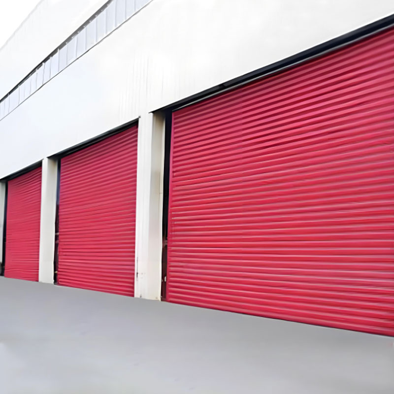 Galvanized roller shutter door