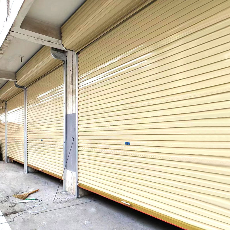 Color steel roller shutter doors