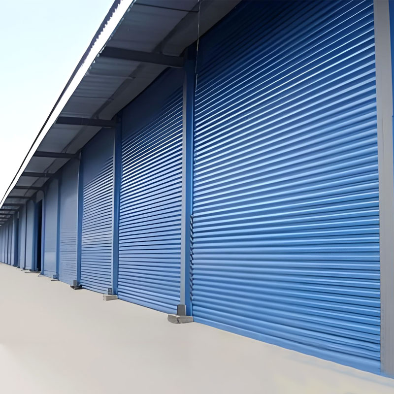 Color steel roller shutter doors