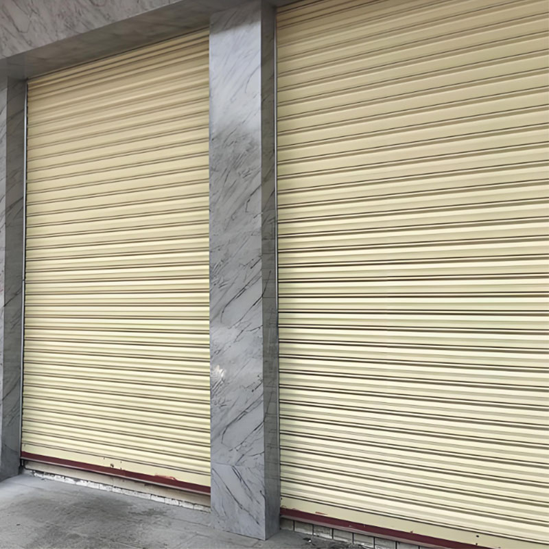 Color steel roller shutter doors